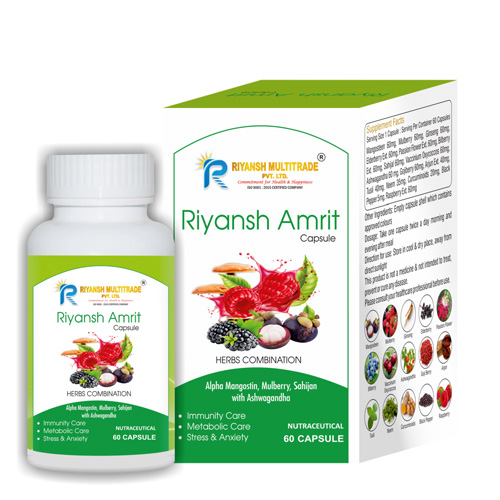 Riyansh Amrit Capsule Manufacturer in Vangani (W), Raigad